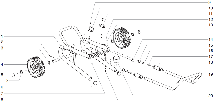 EPX2355 Advantage Low Boy Cart Assembly